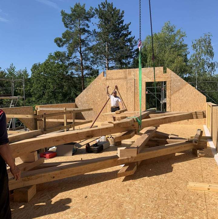 Réalisation soignée de maisons à ossature bois