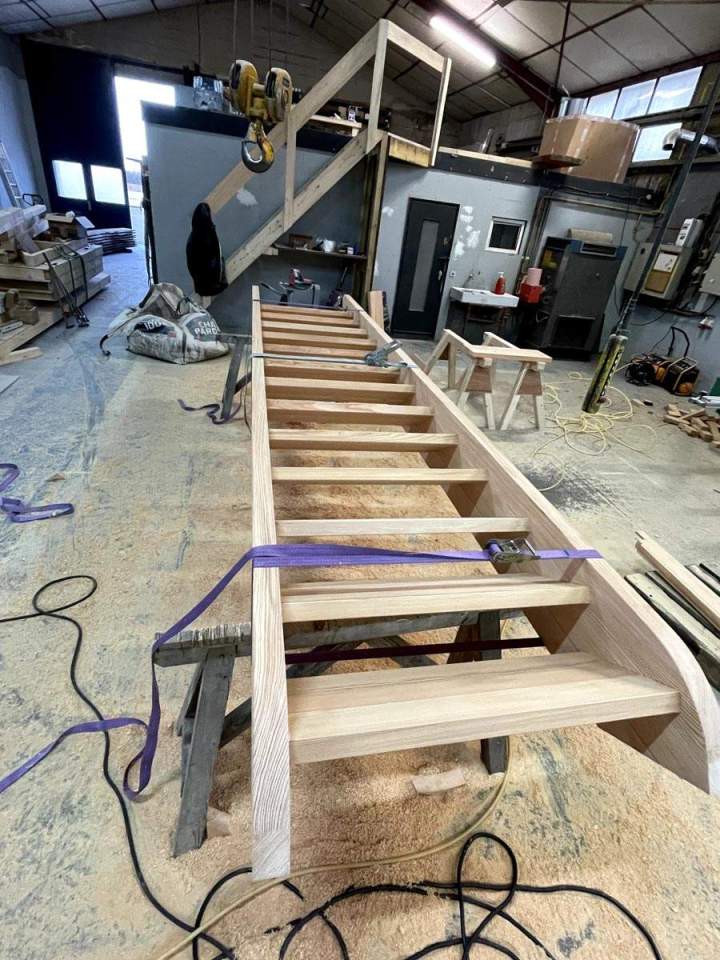 Création et pose d'escaliers en bois Duttlenheim
