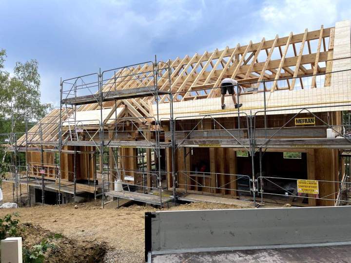 Construction de maison à ossature bois Duttlenheim