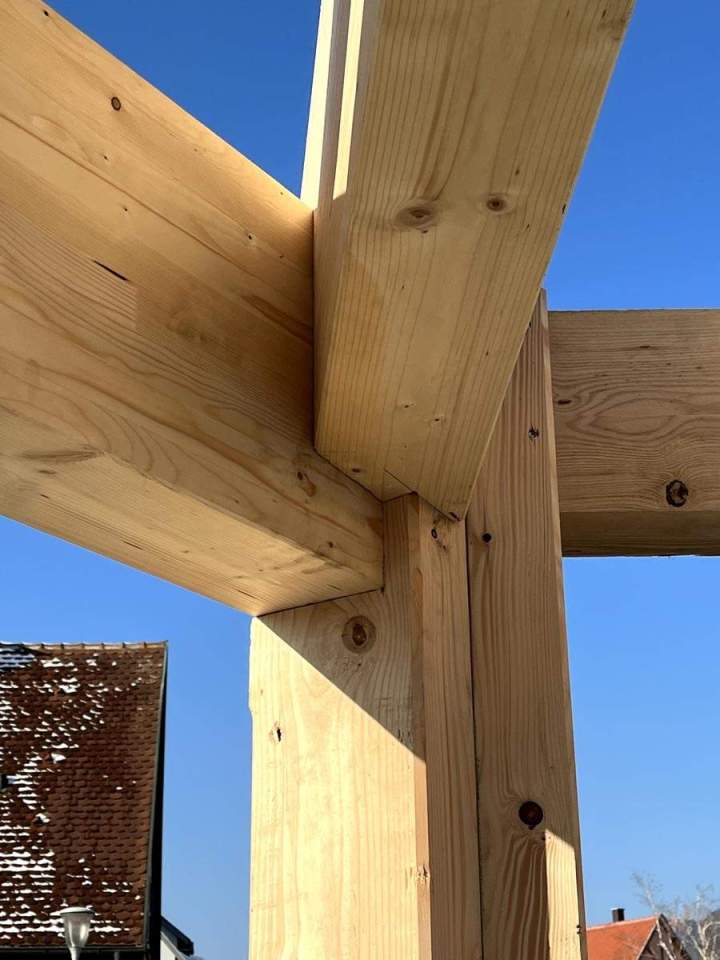 Charpente traditionnelle en bois Duttlenheim