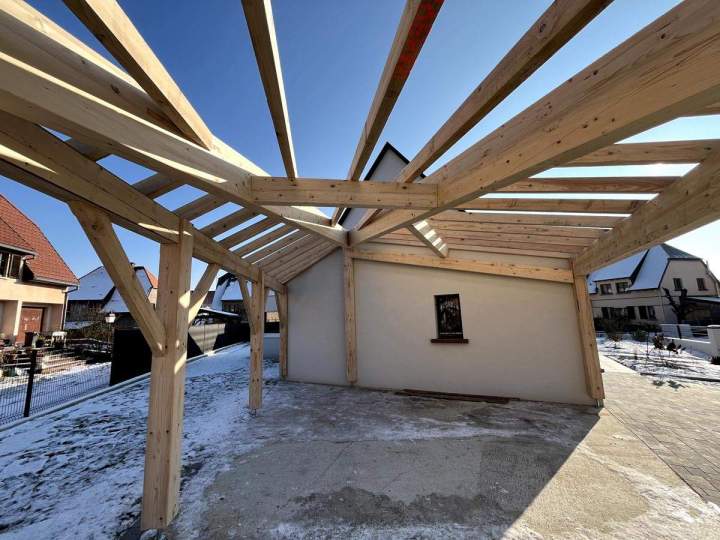 Charpente traditionnelle en bois Duttlenheim