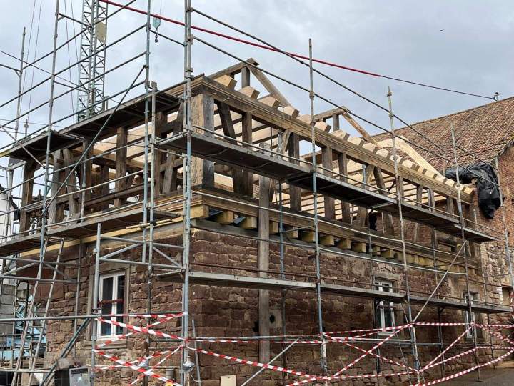 Charpente traditionnelle en bois Duttlenheim