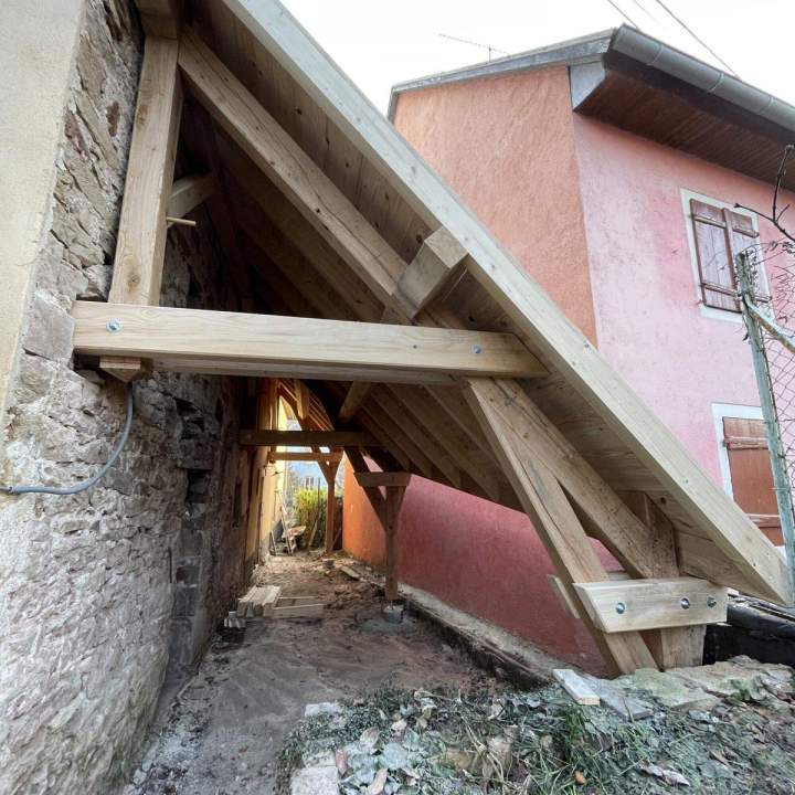 Charpente traditionnelle en bois Duttlenheim