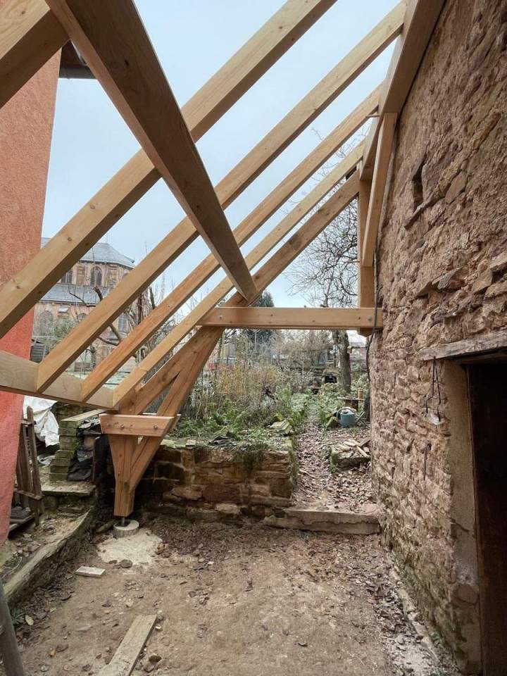Travaux de charpente traditionnelle en bois Duttlenheim